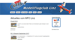 Desktop Screenshot of mfc-linz.at